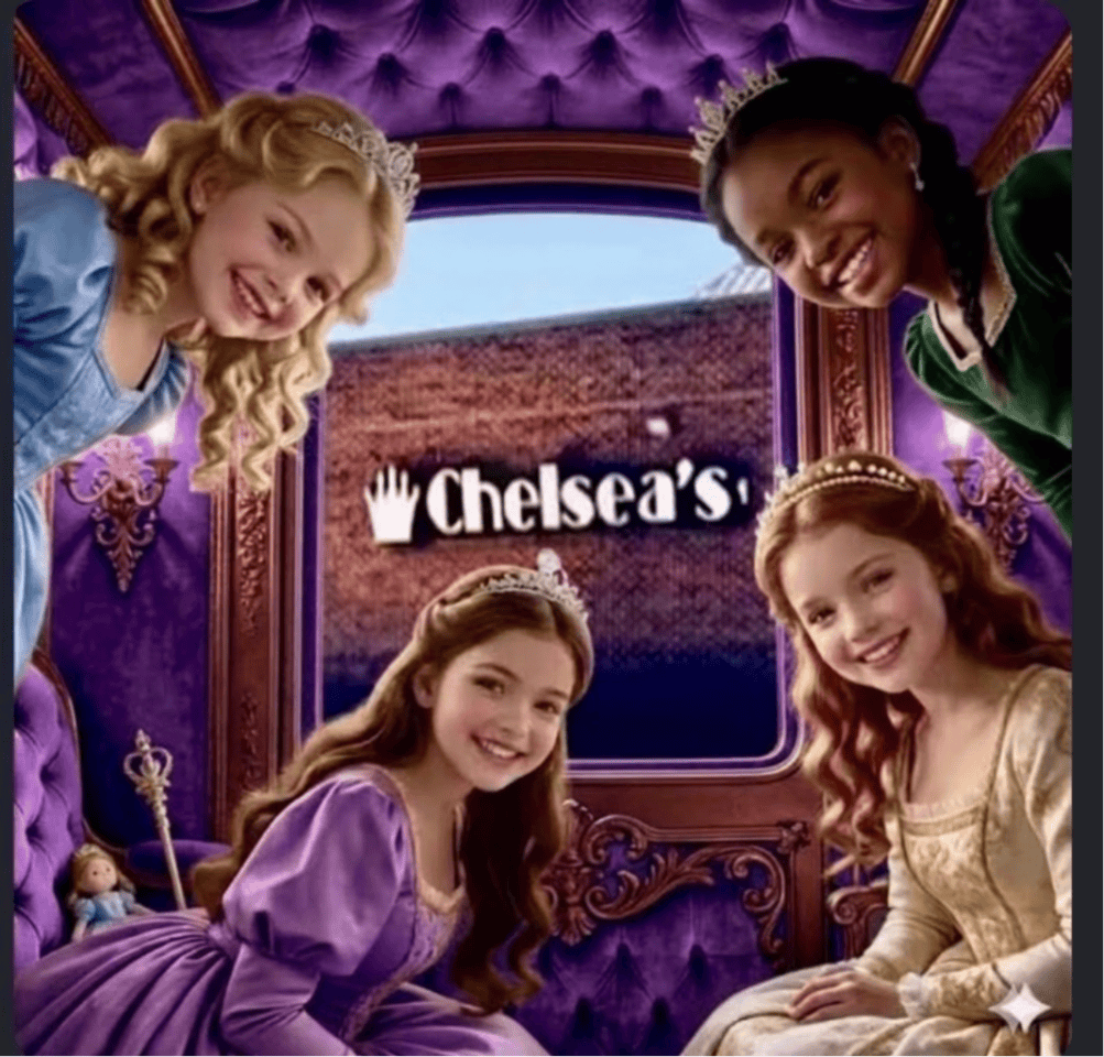 Princess Tea Party at Chelsea's building